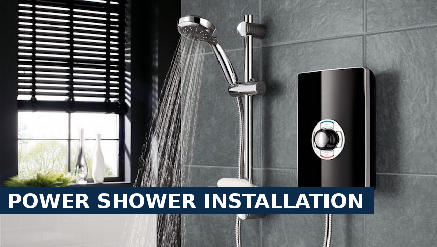 Power shower installation Falconwood
